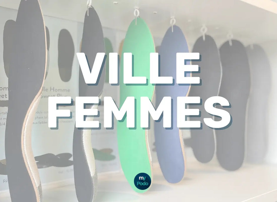 Semelles thermoformées Ville Femmes