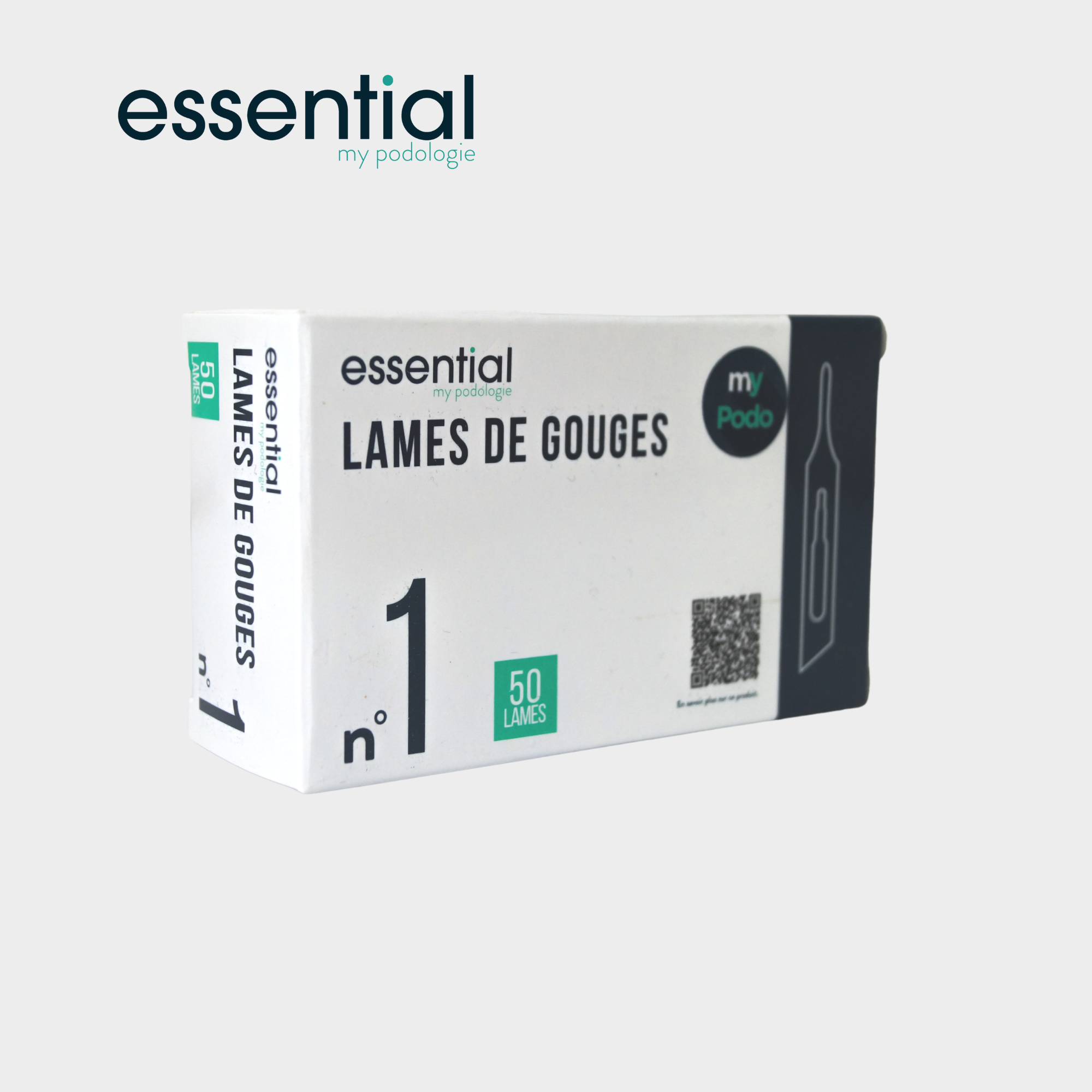 50 Lames de gouges stériles - Essential by My Podologie