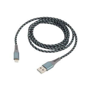 Câble Lightning vers USB pour iPhone / iPad / iPod textile - 2 dimensions différentes My Podologie 