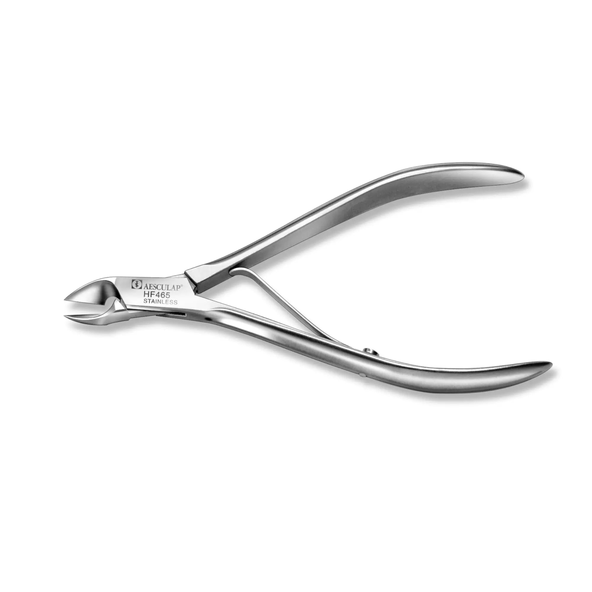 Pince à ongles - Coupe droite - Mors effilés 10 mm - 11,5 cm - Aesculap - HF465 Aesculap